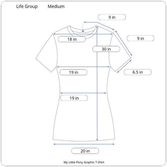 My Little Pony Pegasus Pony on the Moon Tarot Card Graphic T-Shirt - Picture 6 of 6